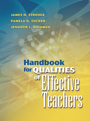 cover image of Handbook for Qualities of Effective Teachers